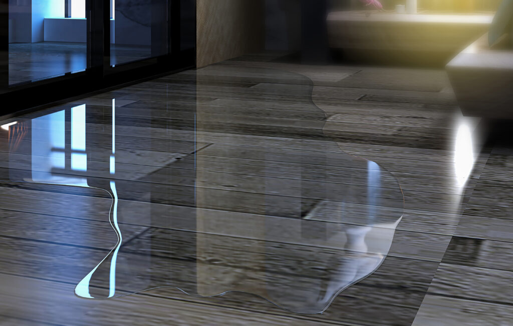 de l'eau dans appartement